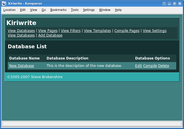 Database List 2