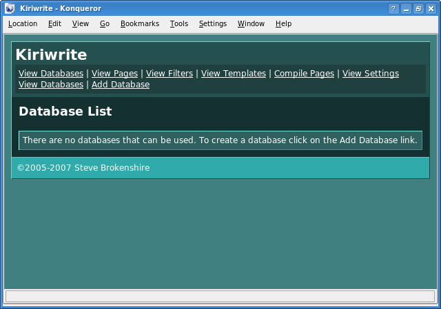 Database List 1